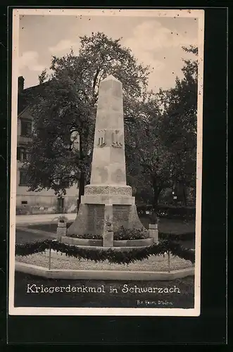 AK Schwarzach, Kriegerdenkmal