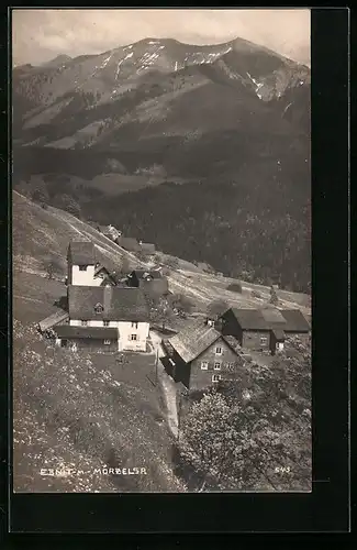 AK Ebnit, Ortsansicht mit Umgebung und Mörzelspitze
