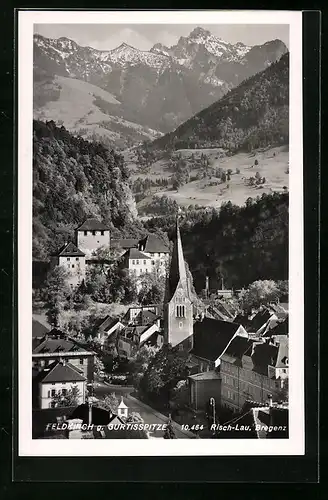 AK Feldkirch, Teilansicht gegen Gurtisspitze