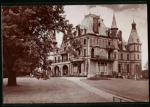 Fotografie unbekannter Fotograf, Ansicht Thun, Schloss Schadau