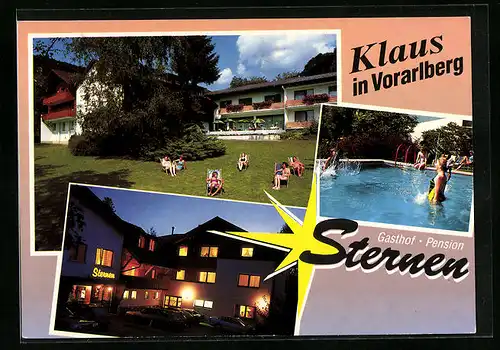 AK Klaus, Gasthof-Pension Sternen mit Swimming Pool