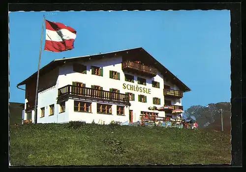 AK Oberlech, Gasthof Schlössle