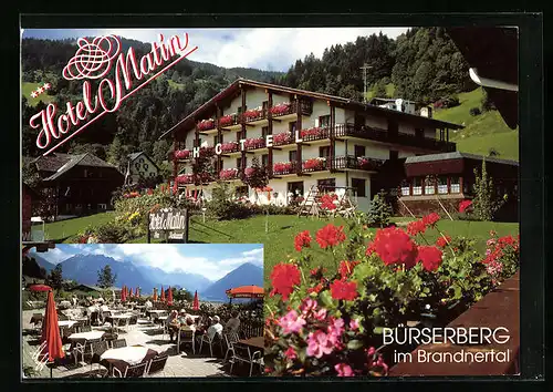 AK Bürserberg, Hotel Matin mit Terrasse