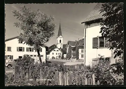 AK Nüziders, Ortspartie mit Kirche