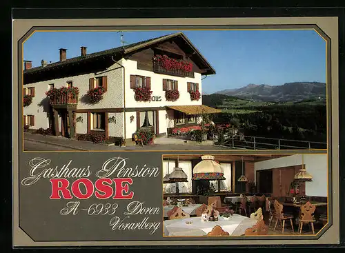 AK Doren, Gasthaus Pension Rose