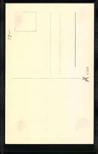 AK Schauspieler Johannes Heesters mit charmantem Lächeln