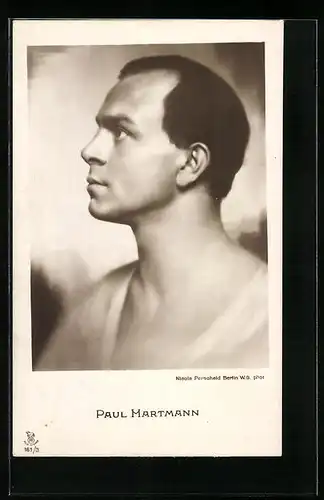 AK Schauspieler Paul Hartmann im Seitenprofil