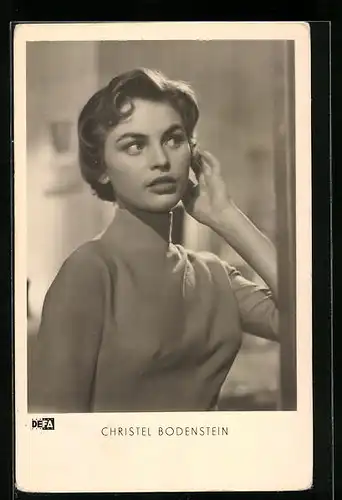 AK Schauspielerin Christel Bodenstein mit verführerischem Blick