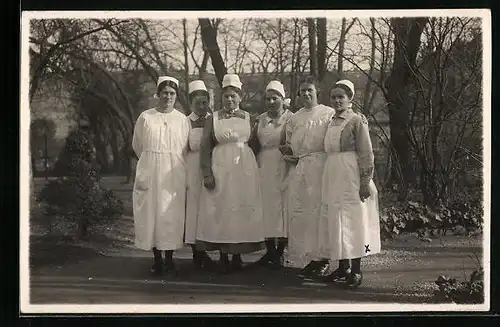 Foto-AK Gruppe von Krankenschwestern