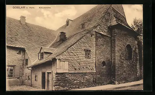 AK Goslar a. Harz, Ansicht der Klauskirche