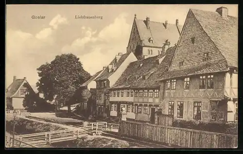 AK Goslar, Strasse Liebfrauenberg