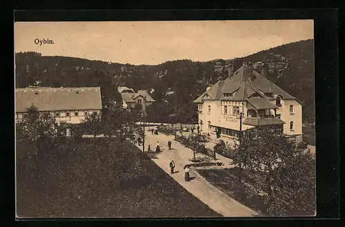 AK Oybin, Gasthaus Rodelbahn