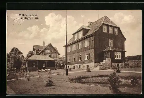 AK Braunlage /Harz, Jugendherberge Mittelelbehaus
