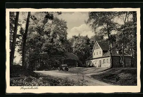 AK Dahlen, Gasthof Hospitalhütte in der Dahlener Heide