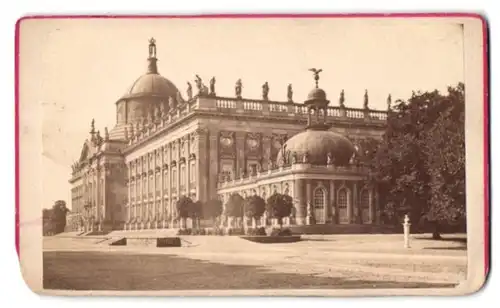 Fotografie unbekannter Fotograf, Ansicht Potsdam, Partie am neuen Palais, 1871