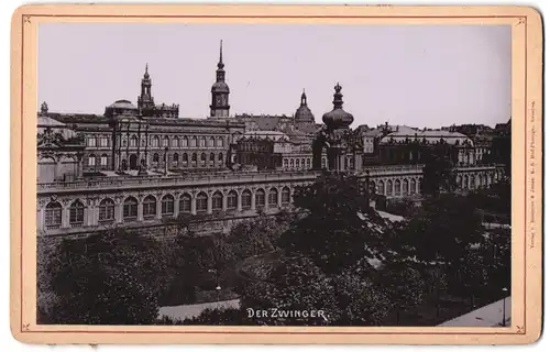 Fotografie Römmler & Jonas, Dresde, Ansicht Dresden, Blick auf den Zwinger