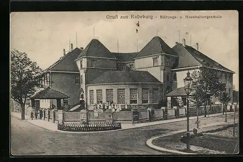 AK Radeburg, Bildungs- u. Haushaltungsschule