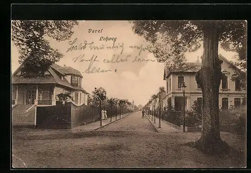 AK Varel, Strassenpartie im Lohweg