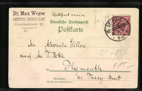 Lithographie Leipzig, Eingang zum Rosenthal, Scherbelberg