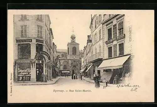 AK Épernay, Rue Saint-Martin