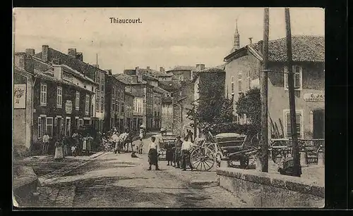 AK Thiaucourt, Strassenpartie