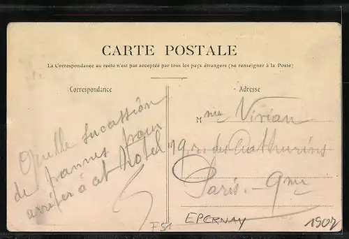 AK Épernay, Grand Hotel de l`Europe