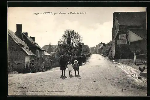AK Athée, Route de Livré