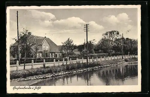 AK Grossenbrode i. Holst., Partie am Fluss