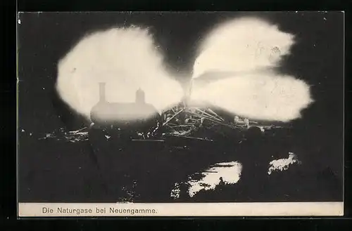 AK Hamburg-Neuengamme, Die Naturgase, Explosion