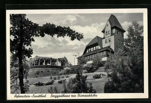 AK Hohenstein-Ernstthal, Berggasthaus zur Bismarckhöhe