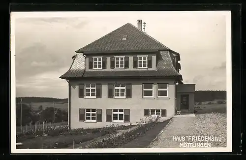 AK Möttlingen, Haus Friedensau mit Umgebung