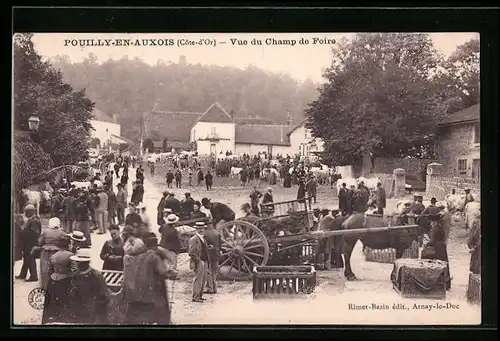 AK Pouilly-en-Auxois, Vue du Champ de Foire
