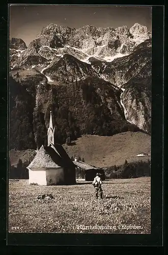 AK Schoppernau, Künzelspitze v. Hopfreben