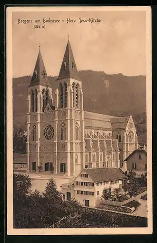 AK Bregenz am Bodensee, Herz Jesu-Kirche