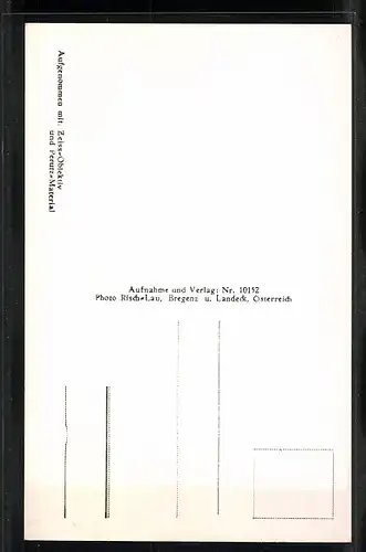 AK Bezau i. Bregenzer Wald, Teilansicht mit Kirche