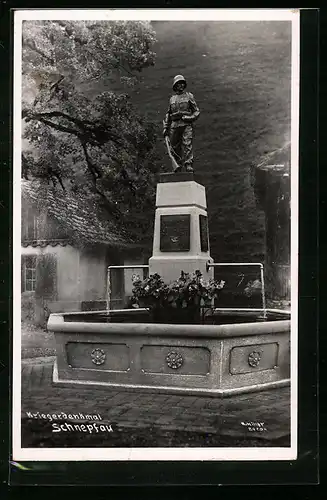 AK Schnepfau, Kriegerdenkmal