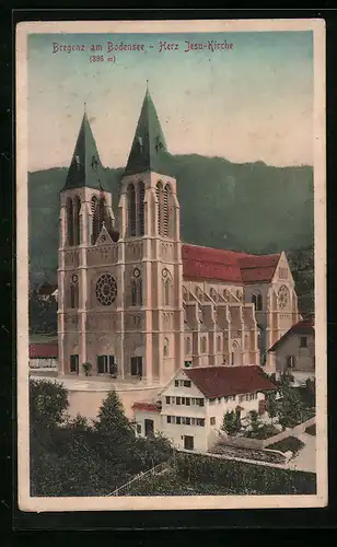 AK Bregenz am Bodensee, Herz Jesu-Kirche