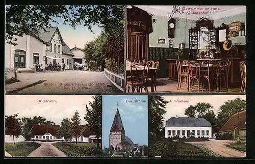 AK Böel, Gast- und Logierhaus Lindenhof mit Gastzimmer