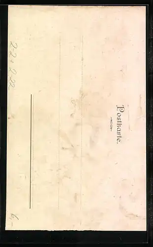 AK Die letzten württembergischen Briefmarken 1. April 1902