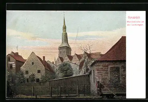 AK Osnabrück, Marienkirche an der Lortzingstrasse