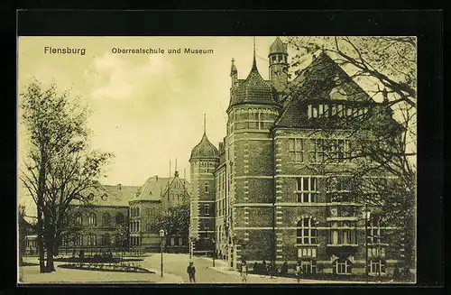 AK Flensburg, Oberrealschule und Museum