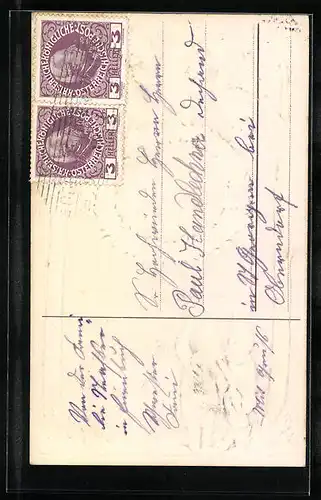 Präge-AK Zwerge zum Namenstag