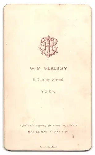 Fotografie W. P. Glaisby, York, englischer Herr im Tweed Anzug mit Backenbart