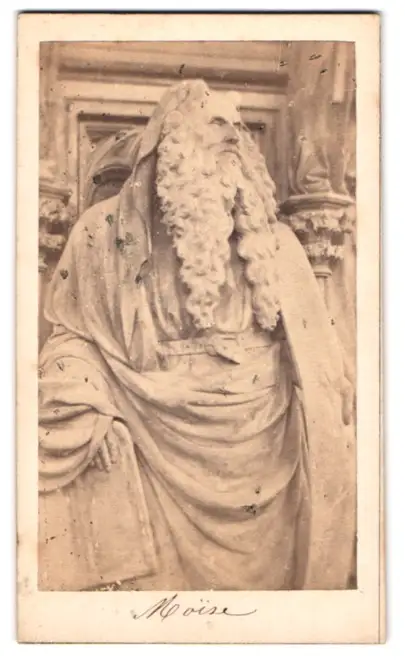 6 Fotografien Bonvalot, Dijon, Figuren am Mosesbrunnen im Chartreuse de Champmoi 0