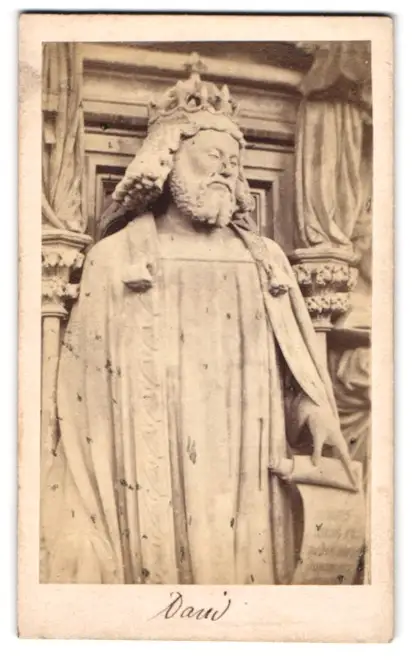6 Fotografien Bonvalot, Dijon, Figuren am Mosesbrunnen im Chartreuse de Champmoi 2