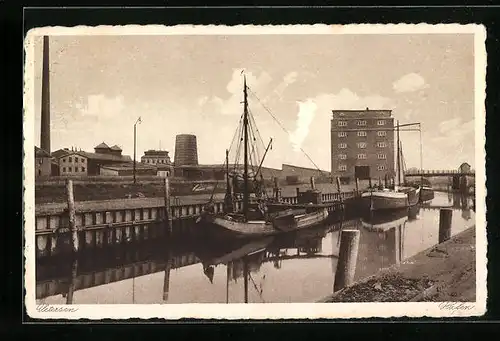 AK Uetersen, Anlegestelle im Hafen