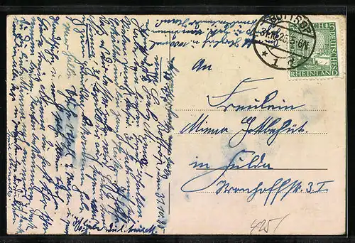 AK Bottrop, Ansicht des neuen Lyzeums