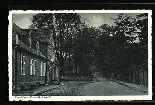 AK Friedrichsruh, Restaurant Landhaus von der Strasse gesehen