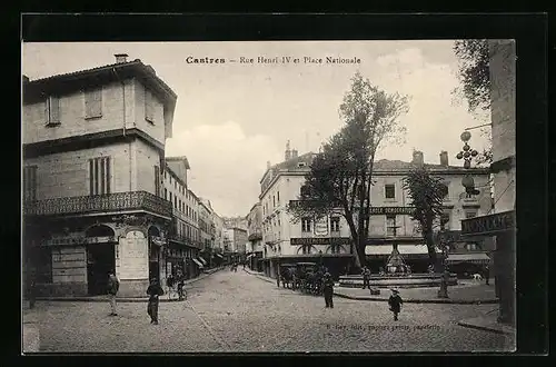 AK Castres, Rue Henri IV et Place Nationale