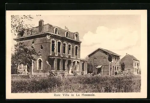 AK La Houssoye, Rote Villa